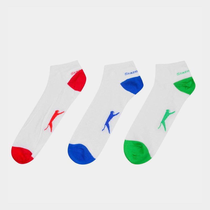 Slazenger Ankle / Trainer Coloured Socks (Various Colours available) - Image 2