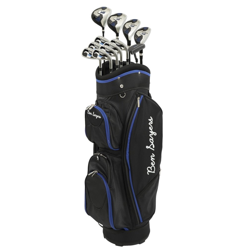 Ben Sayers M8 RH Men's Package Set (Steel/Graphite) Black / Blue (Cart) - Image 2