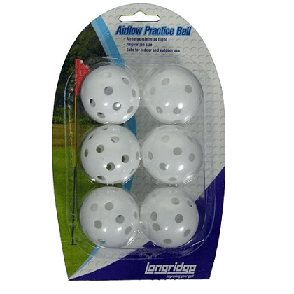 Longridge White Airflow Balls - 6 Pk