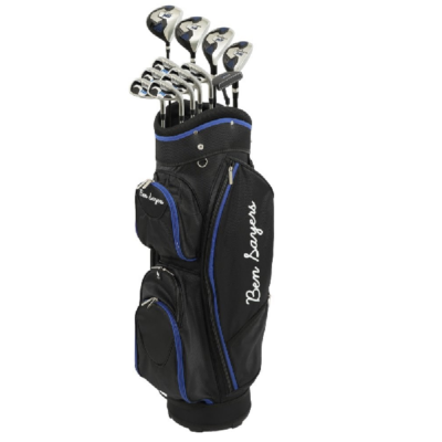 Ben Sayers M8 RH Men's Package Set (Steel/Graphite) Black / Blue (Cart)
