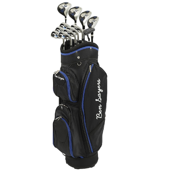 Ben Sayers M8 RH Men's Package Set (Steel/Graphite) Black / Blue (Cart)