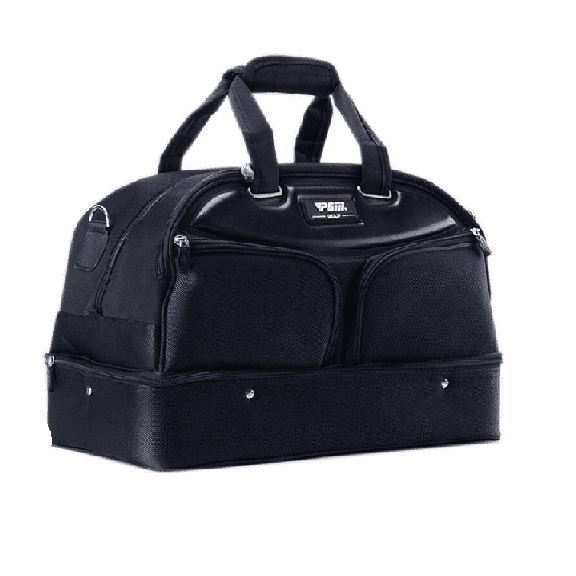PGM Boston Holdall with Shoe Compartment (Black / Black)