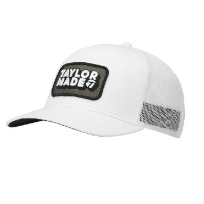 TaylorMade 24 Retro Trucker Hat - White