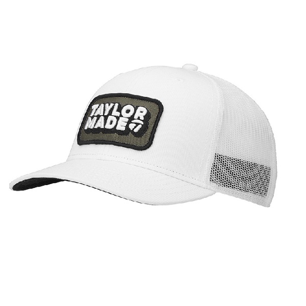 TaylorMade 24 Retro Trucker Hat - White