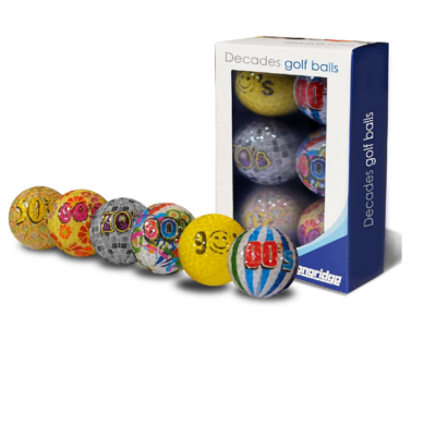 Decades Golf Balls (Pack of 6)