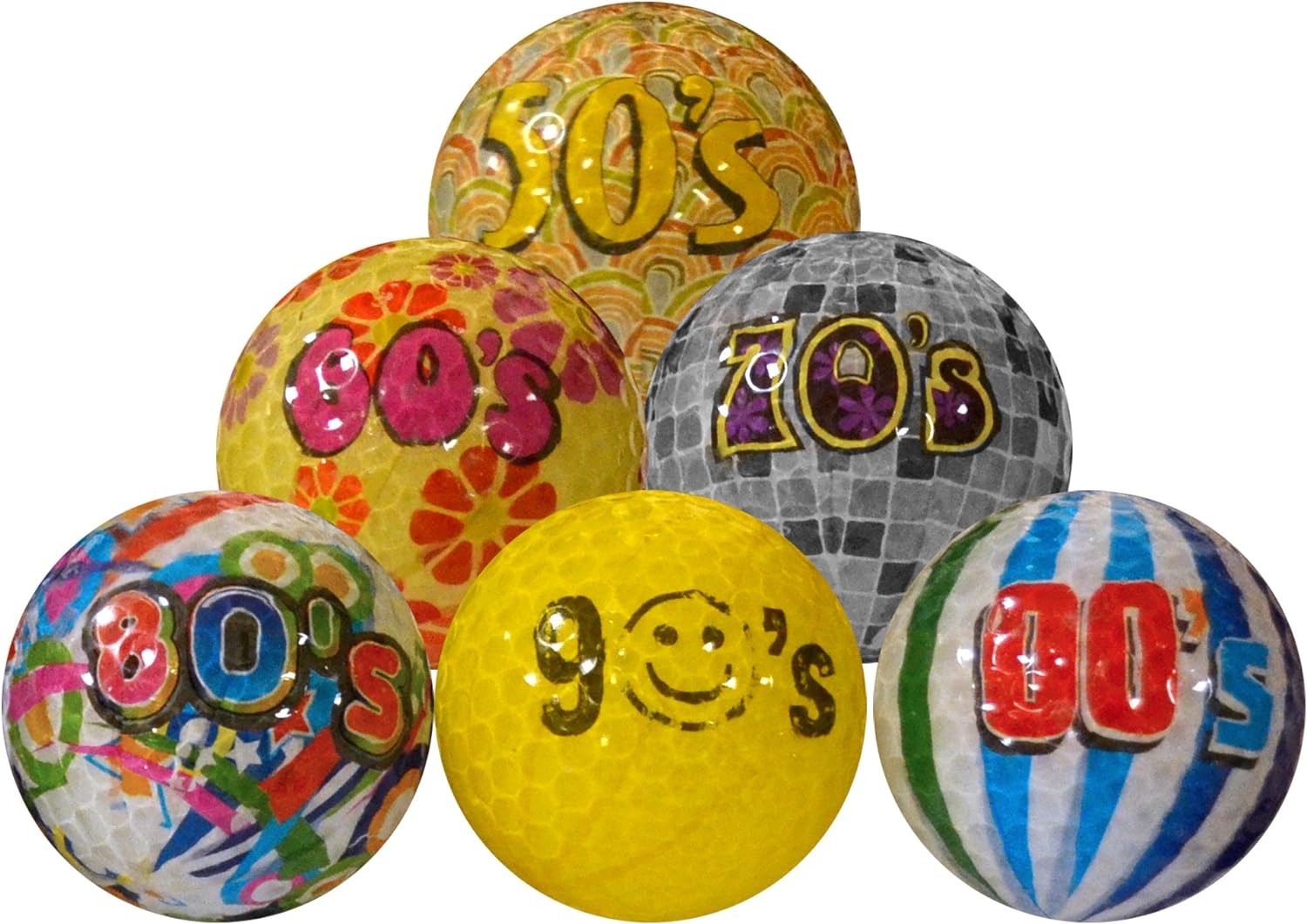 Decades Golf Balls (Pack of 6) - Image 2