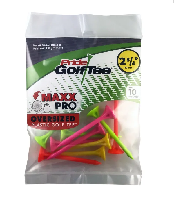 Pride Pts Maxx Pro Tees (Pack of 10) - 69mm